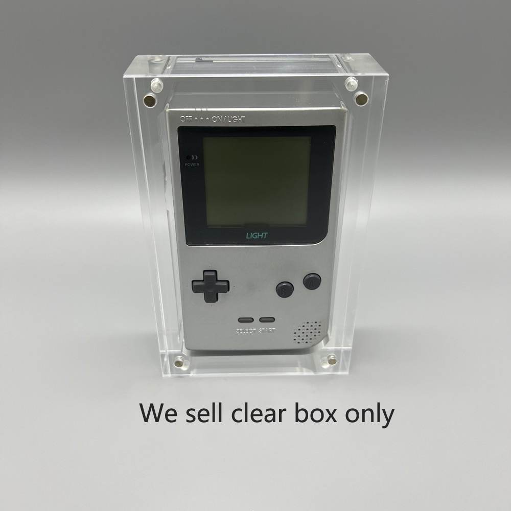 Gaming Console Holder - صندوق أكريليك مغناطيسي للتخزين الشفاف لضوء