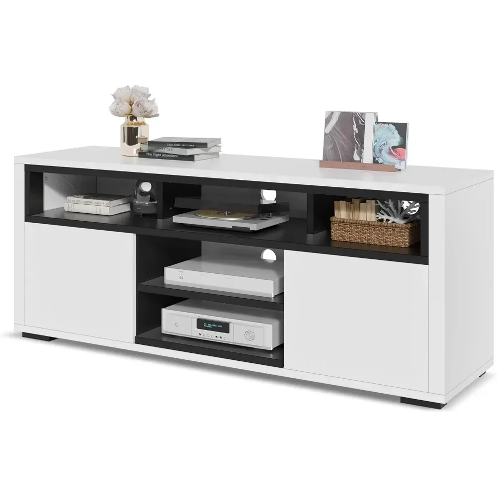 # لحامل تلفزيون LED حديث 55 بو - مراجعة Gaming Console Entertainment Center وسعره