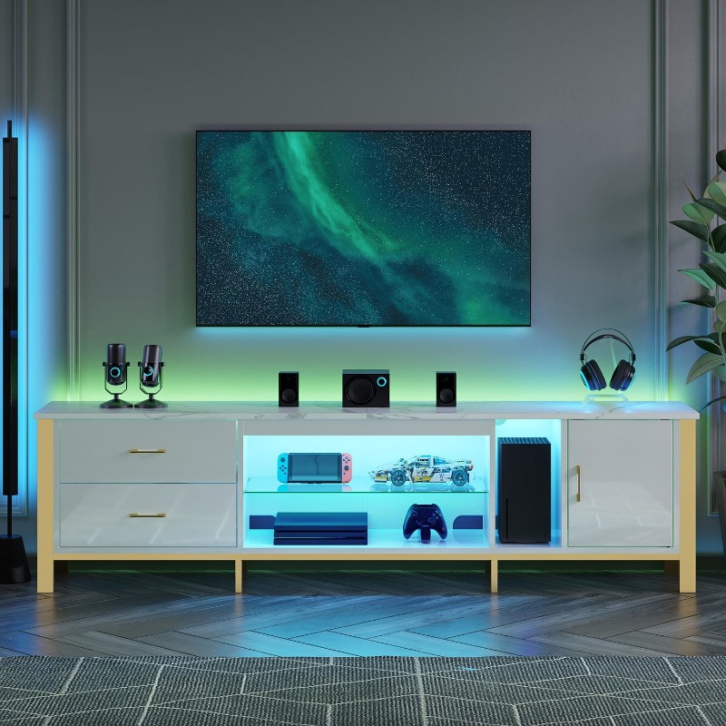 حامل تلفزيون بيستير لأجهزة الت - مراجعة Gaming Console Entertainment Center وسعره