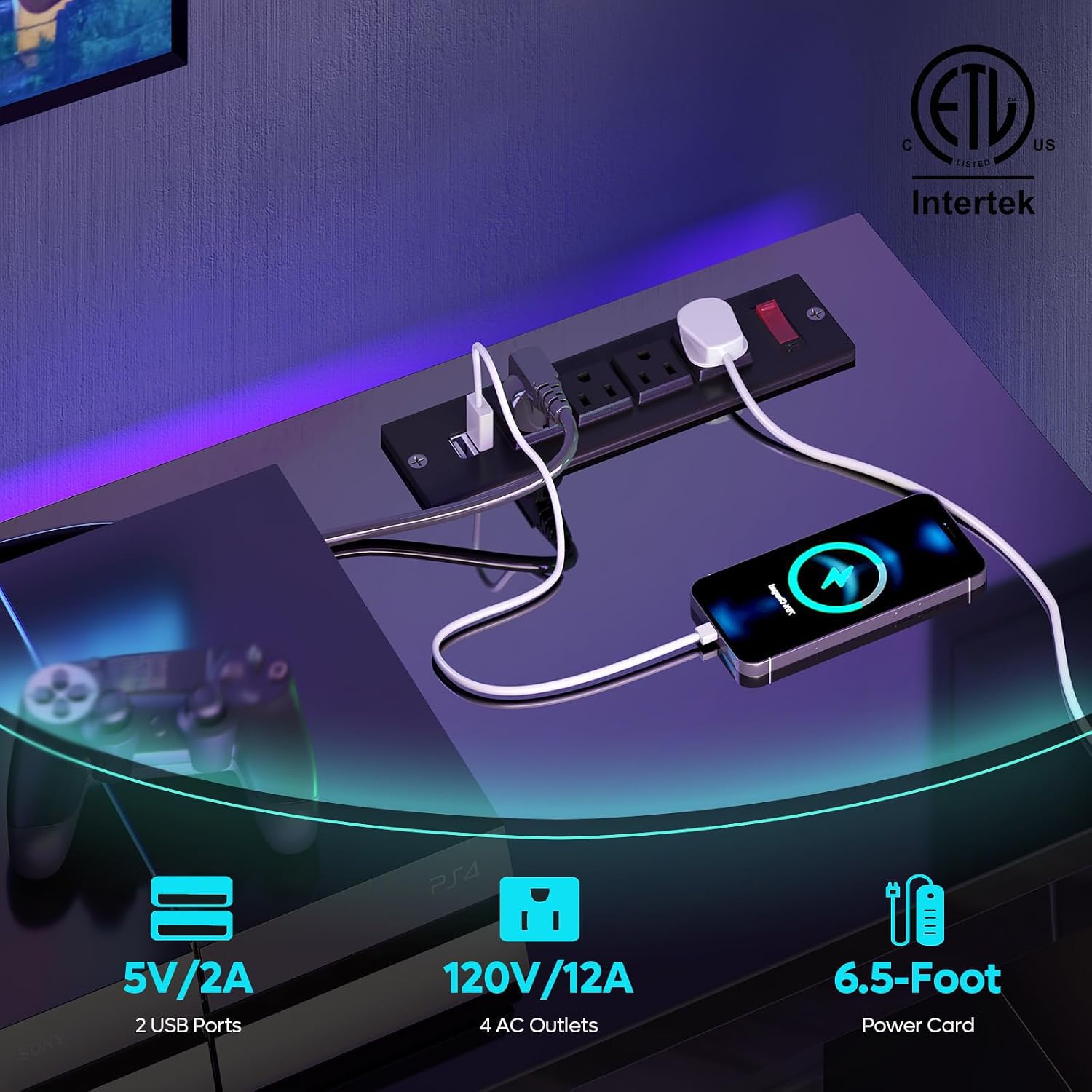 حامل تلفزيون LED يناسب شاشات 5 - مراجعة Gaming Console Entertainment Center وسعره