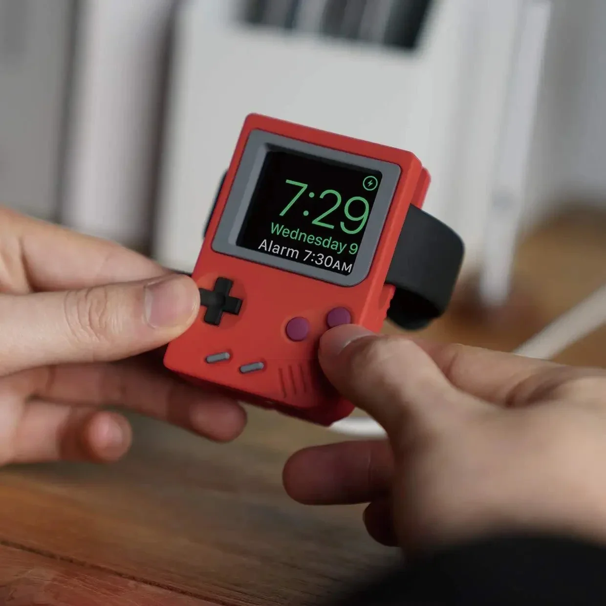 حامل سيليكون لشاحن ساعة آبل، م - مراجعة Gaming Console Holder وسعره