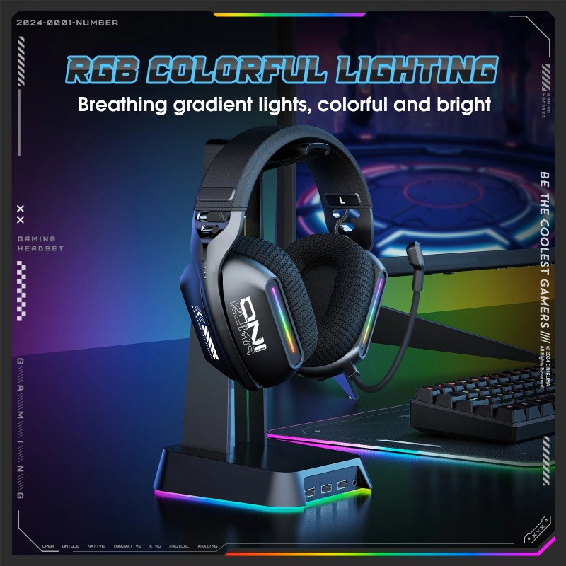 سماعة ألعاب ONIKUMA GT808 لاسل - مراجعة Gaming Console Amazon وسعره