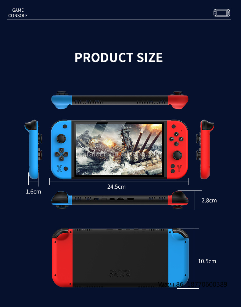 جهاز ألعاب محمول G90 بشاشة 7 ب - مراجعة Gaming Console Definition وسعره